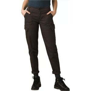 prAna Cargo Elle Pants Women 6 Organic Cotton Stretch Hiking Pants Slim Straight